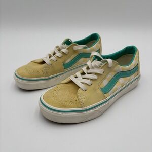 VANS‎ Sk8-Low Checkerboard - Banana Cream Womens 6.5